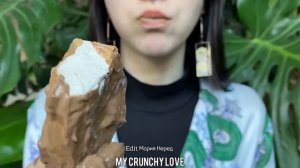 Мокрый хруст мелом Атаман в пасте @mycrunchylove   #chalk #asmr  #crunch #clay wet chalk