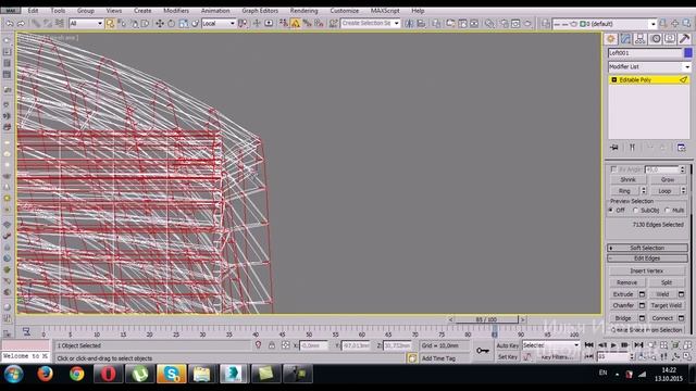 3D Max.Уроки в 3d Max. Loft. Моделирование. Создание оболочки в 3d Max. Проект Ильи Изотова.