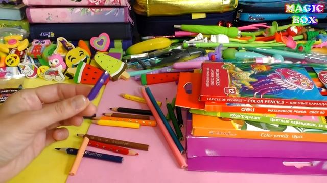 Разбираю и выкидываю канцелярию 2020 пеналы ластики карандаши Моя коллекция канцелярии смотреть онлайн