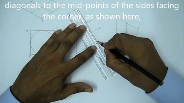 4.4-Isometric View of a Circle - Four Centre Method смотреть онлайн