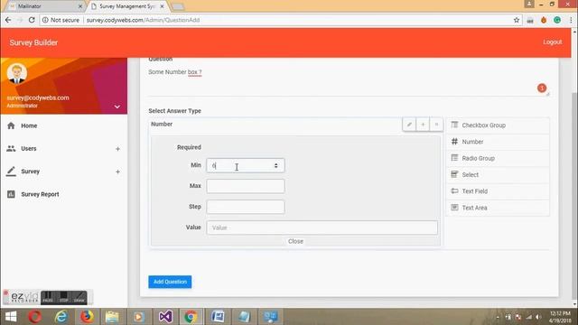 Survey Management System смотреть онлайн
