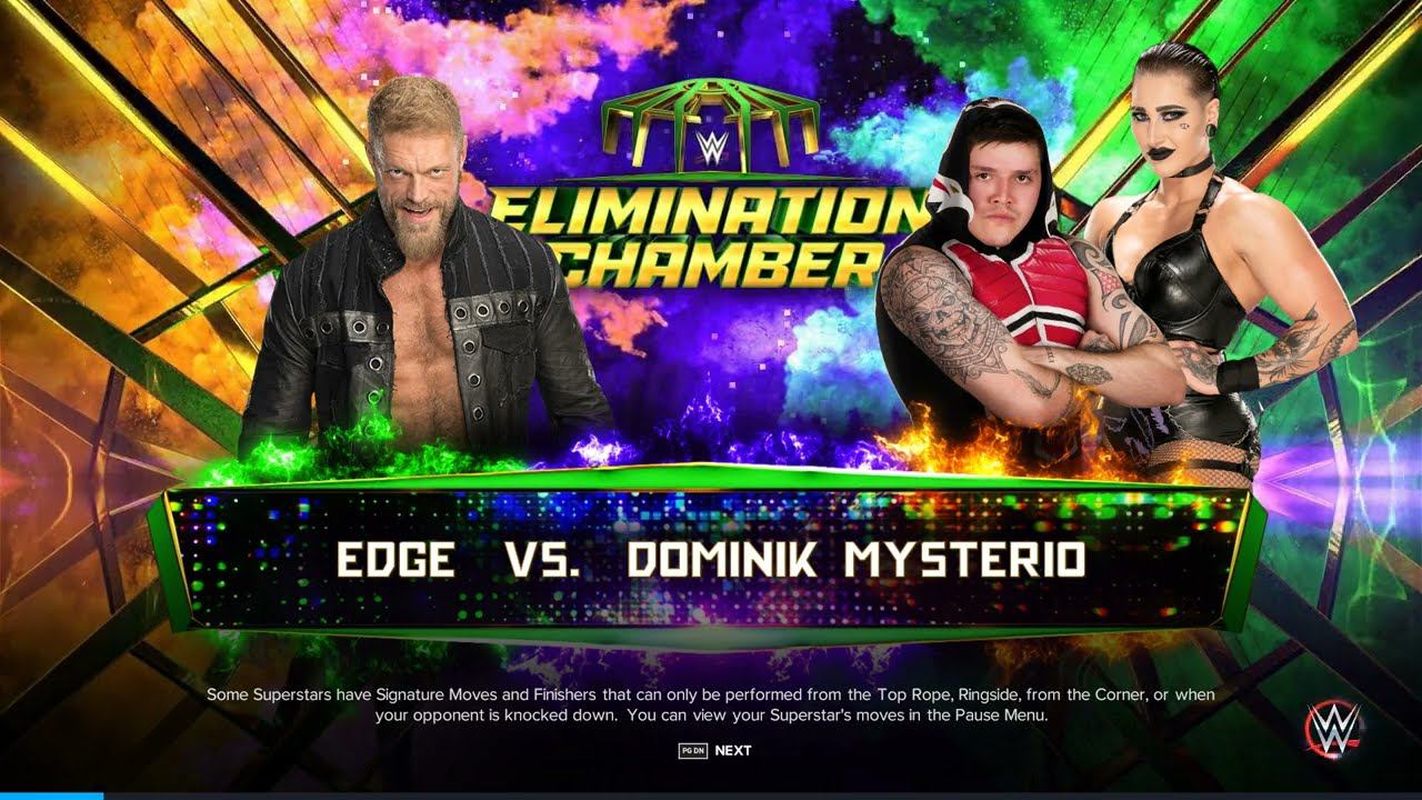 WWE2K23 EDGE Vs Dominik Mysterio