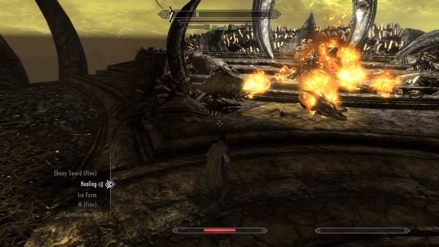 Skyrim - Miraak Boss Fight смотреть онлайн