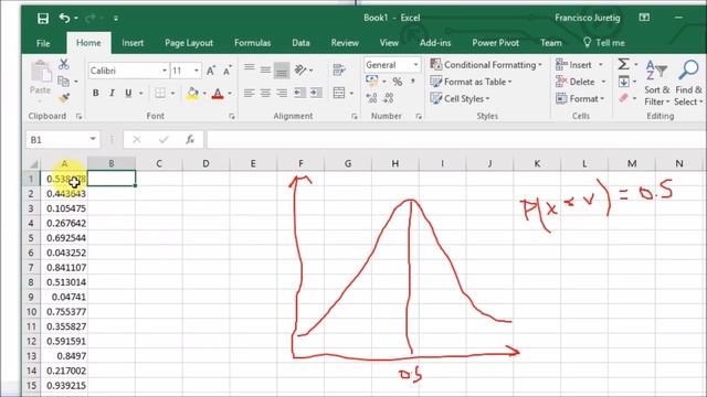 Using Microsoft Excel to generate random normal numbers смотреть онлайн