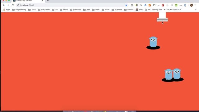 React with PixiJS - Prairie Dog Vacuum Game смотреть онлайн