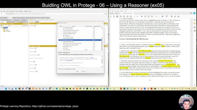 Build Ontology in Protege (pizza.owl) - 06 using a reasoner смотреть онлайн