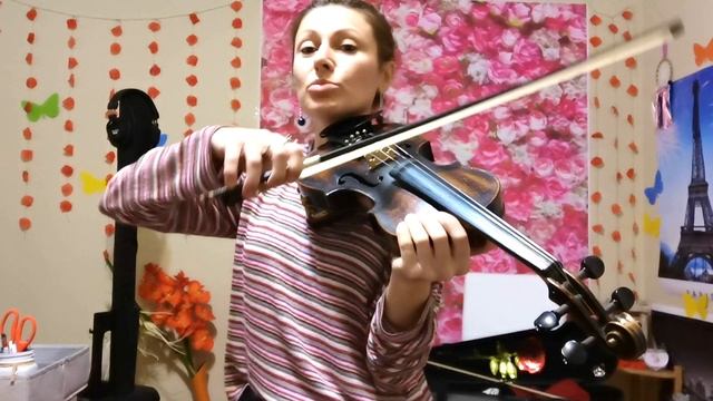 Упражнения Шрадика N4, Плавное соединение струн, Сложные комбинации пальцев на скрипке/ Урок смотреть онлайн