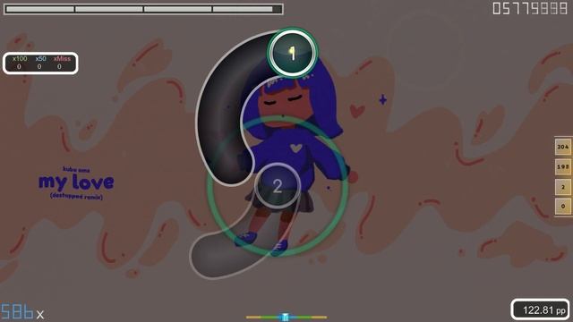 Kuba Oms - My Love (DestoppeD Remix) OSU! map. смотреть онлайн