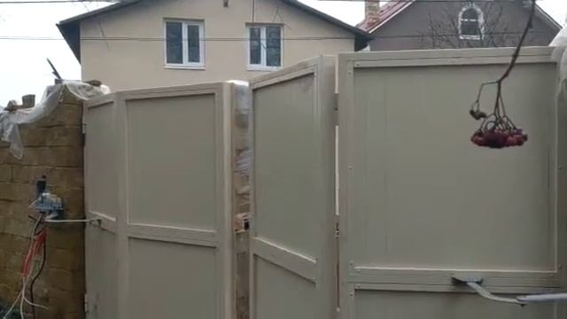 Автоматические складные распашные ворота смотреть онлайн