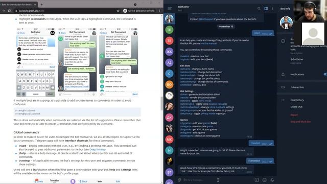 Урок 10. Работа Телеграм бота смотреть онлайн