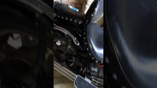 Yamaha Xvs1100. Глушитель Cobra приглушенные флейтами.