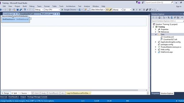 Transform xml using xslt and bind to a gridview control using xmldatasource control in arabic смотреть онлайн