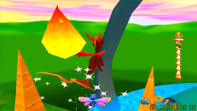 PS1: Let's Play Spyro 2 Gateway to Glimmer Part 3 - All Winter Tundra Levels (With Commentary) смотреть онлайн