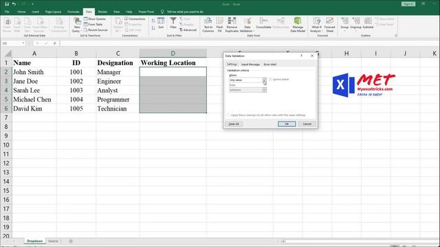 How to create excel Drop-Down List in Excel смотреть онлайн