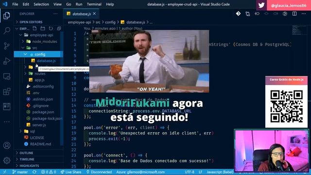 Live Coding CRUD Node.js + Angular + PostGreSQL - Dia 02 смотреть онлайн