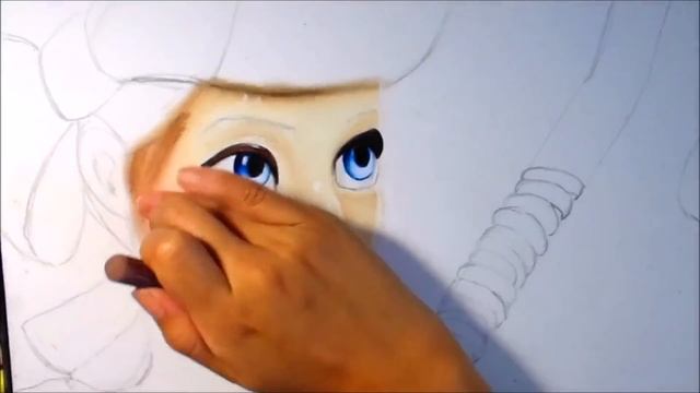 DIBUJANDO A BO  PEEP TOY STORY 4 POSTER ( DISNEY PIXAR ) DRAWING BO PEEP TOYSTORY4
