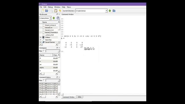 (6.1) Gaussian elimination: MatLab code + download link. смотреть онлайн
