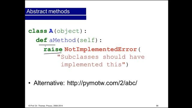 Python 01-26: Abstrakte Methoden смотреть онлайн