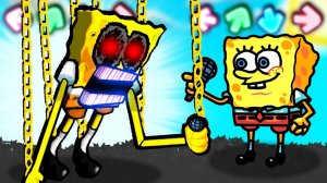 Думаешь это Губка Боб? Нет это СПАНЧ во Friday Night Funkin' Самый Безумный Мод во ФНФ