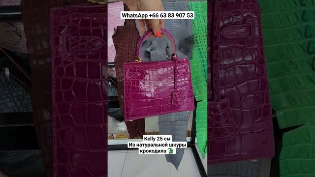 Kelly 25 см Цена 58 000 руб.Сумка из натуральной шкуры крокодила? Доставка АВИА напрямую с фабрики? смотреть онлайн