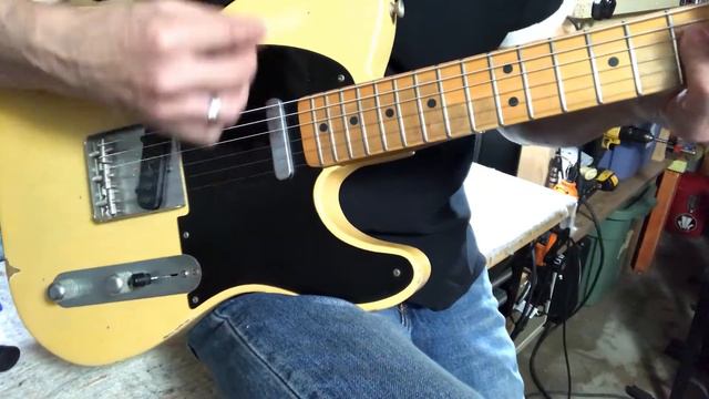 Fender Road Worn 50s Telecaster Guitar Blonde - 10 Minute Tele Setup смотреть онлайн