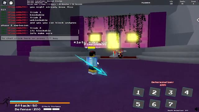 Blocking Mechanic Experiment( Undertale Test Place Reborn) смотреть онлайн