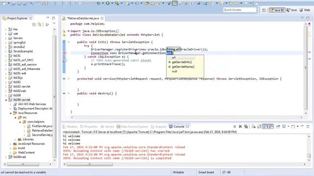 Java Programming - ServletConfig and ServletContext смотреть онлайн