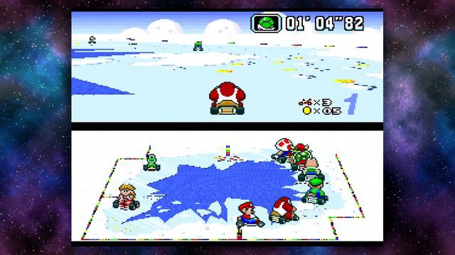 Super Mario Kart - 100cc Special Cup (Donkey Kong Jr. Gameplay) смотреть онлайн