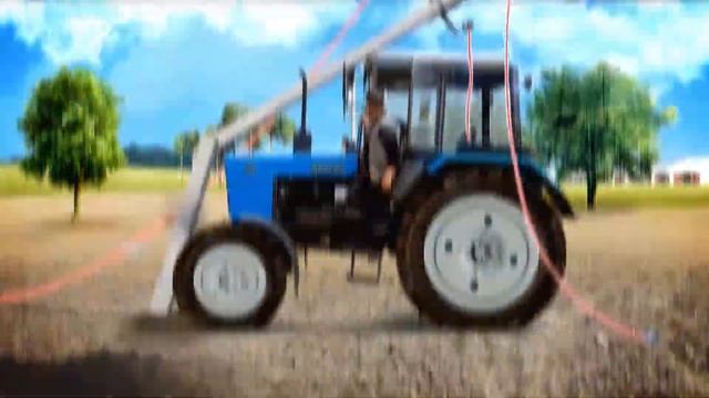 Сельскохозяйственные работы вблизи ЛЭП смотреть онлайн