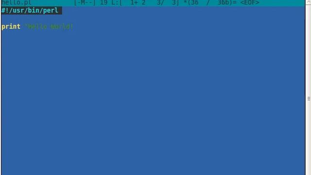 Perl Tutorial - Hello World! смотреть онлайн