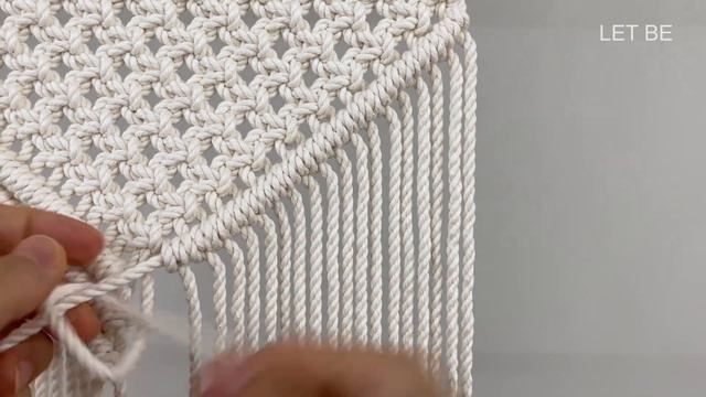 DIY | macrame wall hanging home decor | 마크라메 월 행잉 홈 데코 смотреть онлайн