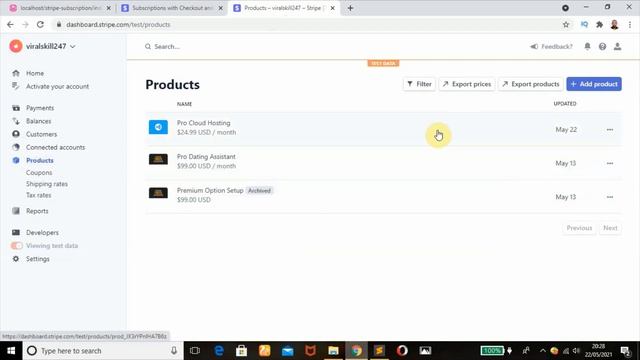 Stripe Checkout Subscription Payment Integration in PHP смотреть онлайн