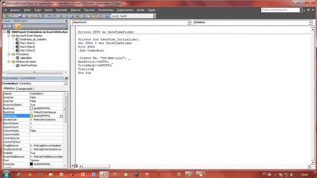 Calendário no Excel 2010 Tutorial 2 смотреть онлайн