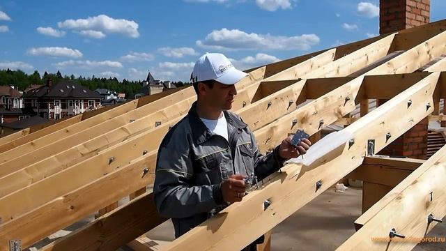 Наращивание стропил по длине, сращивание, как сделать крышу частного дома своими руками смотреть онлайн