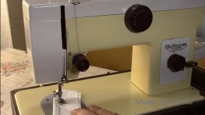 Швейная машина Чайка 134. Намотка шпульки, заправка ниток. Видео № 136.