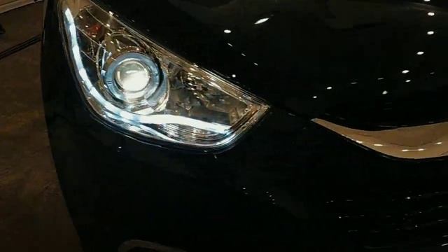 Замена Фар на Hyundai Santa Fe с оклейкой плёнкой смотреть онлайн
