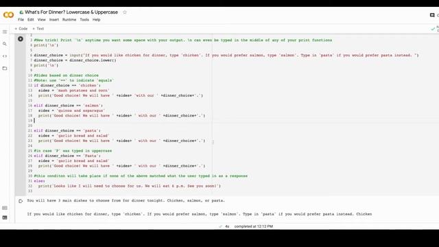 Python: Lower String Method смотреть онлайн