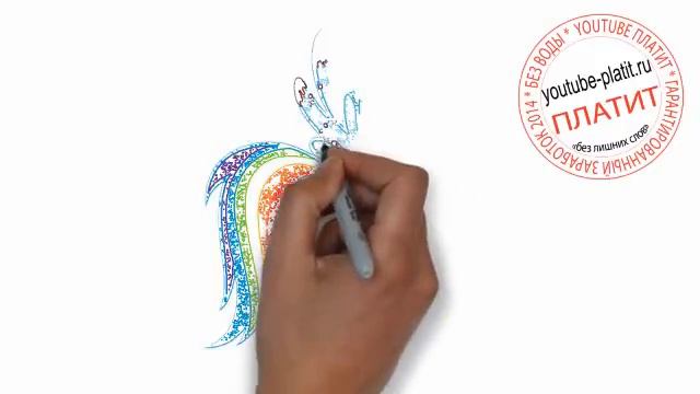 Нарисованные карандашом пони радуга Как нарисовать поэтапно пони радугу в крови смотреть онлайн