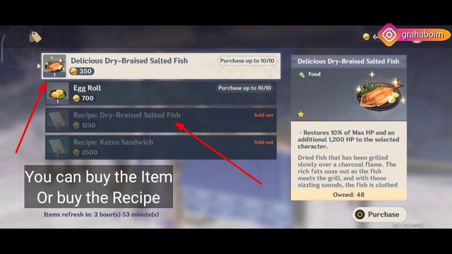 Genshin Impact 2.6 - How to get Delicious Dry Braised Salted Fish for Saigou lofty gourmet (quests) смотреть онлайн