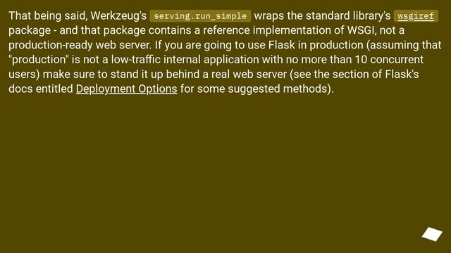 Can I serve multiple clients using just Flask app.run() as standalone? смотреть онлайн