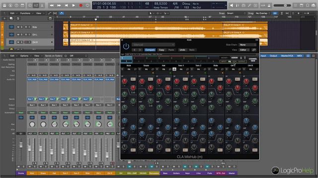 Waves — CLA MixHub. Обзор плагина [Logic Pro Help] смотреть онлайн