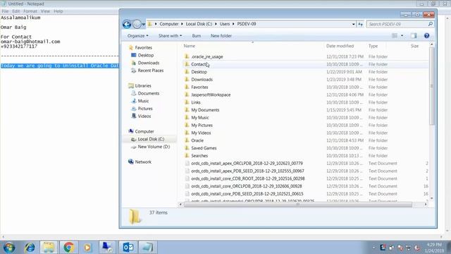 Uninstall Oracle Database 11gR2 (part 1) смотреть онлайн