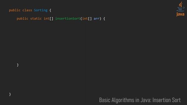 Insertion Sort in Java Explained (With Example And Code) смотреть онлайн