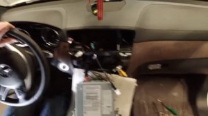 Установка магнитолы на андройде на мерседес ML, GL 166 кузов