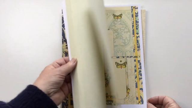 Flip Through Of Butterfly Journal Notebook And Clip Art Book