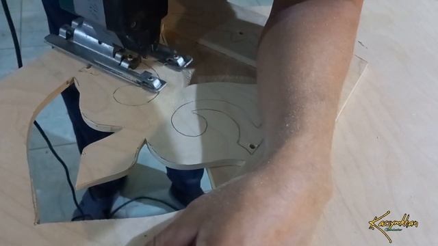 How to make a cradle / Как сделать колыбель / Фанерадан Бесік жасау смотреть онлайн