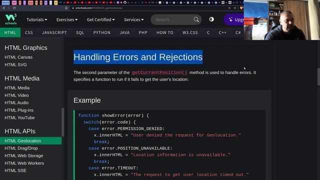HTML Geolocation API. Где ты на карте? смотреть онлайн