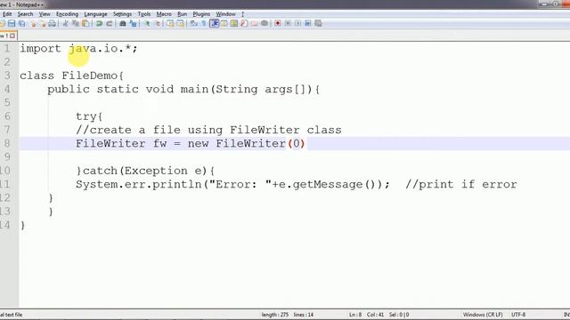 How to create a file in java | Java Program To Create File & Write To File смотреть онлайн