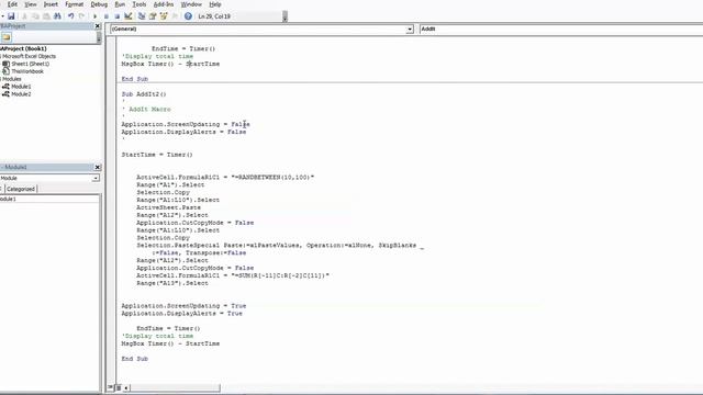 SparksEdge: How to speed up your code in VBA смотреть онлайн