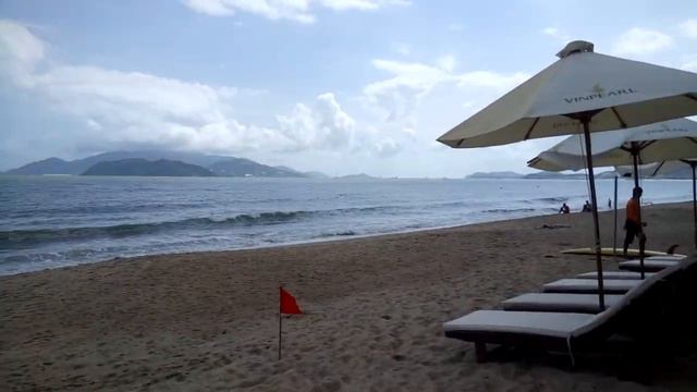 Море 30.11.2018. Нячанг. Красиво, хорошо, но есть волны. смотреть онлайн